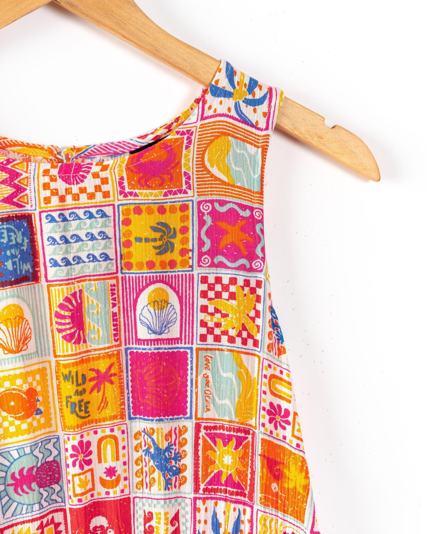 Tiles - Kids Dress - Multi