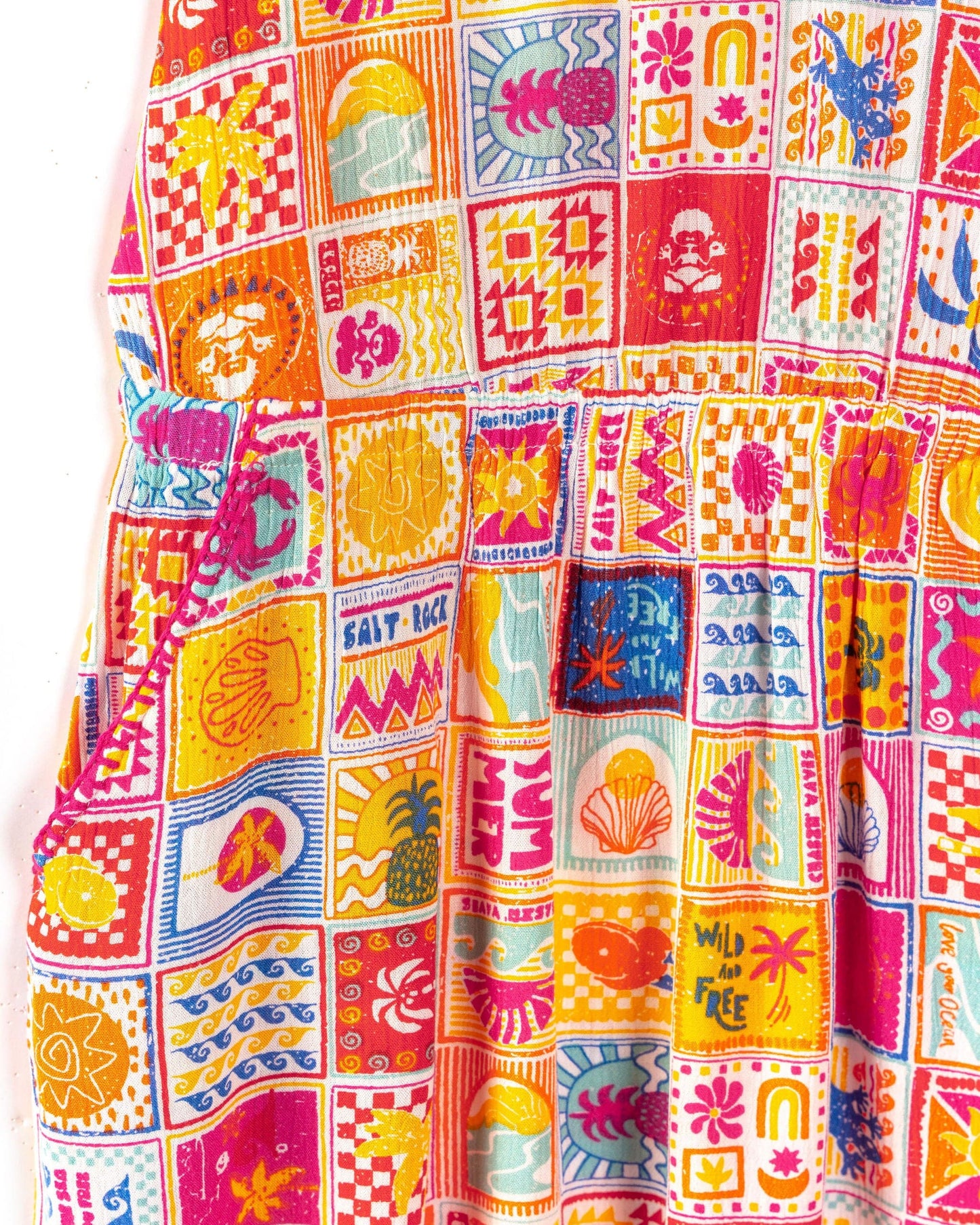 Tiles - Kids Dress - Multi