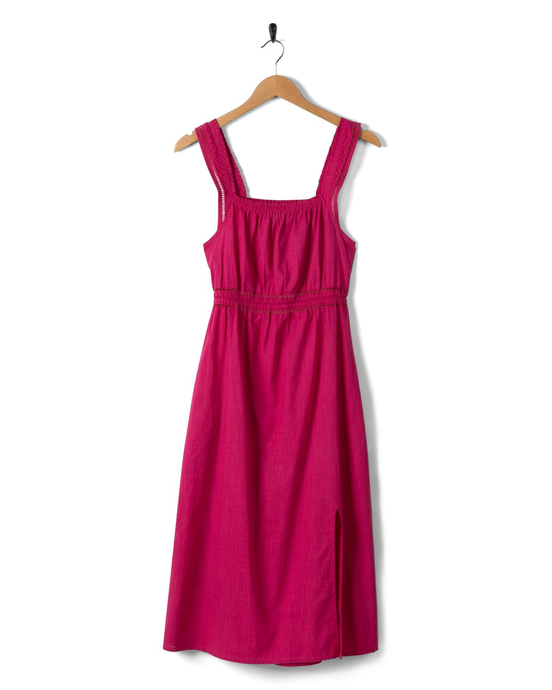Renette - Womens Midi Dress - Pink