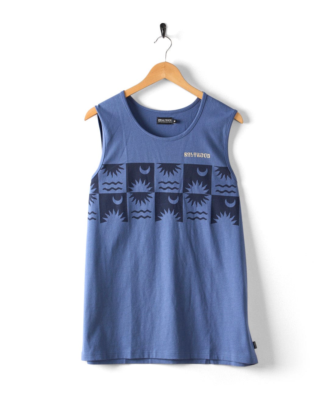 Equinox Stripe - Mens Vest - Blue