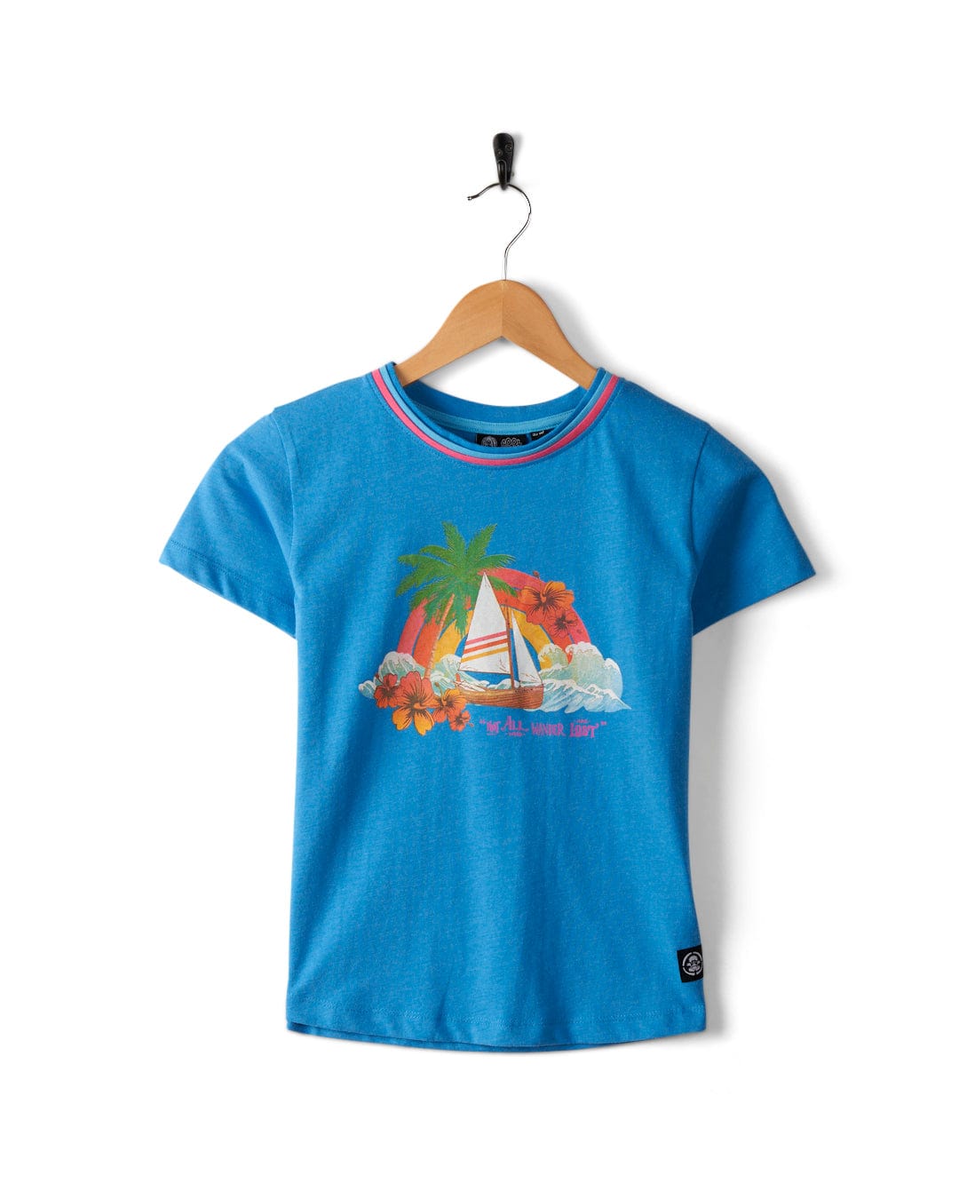 Floral Lost Ships Recycled T Shirt