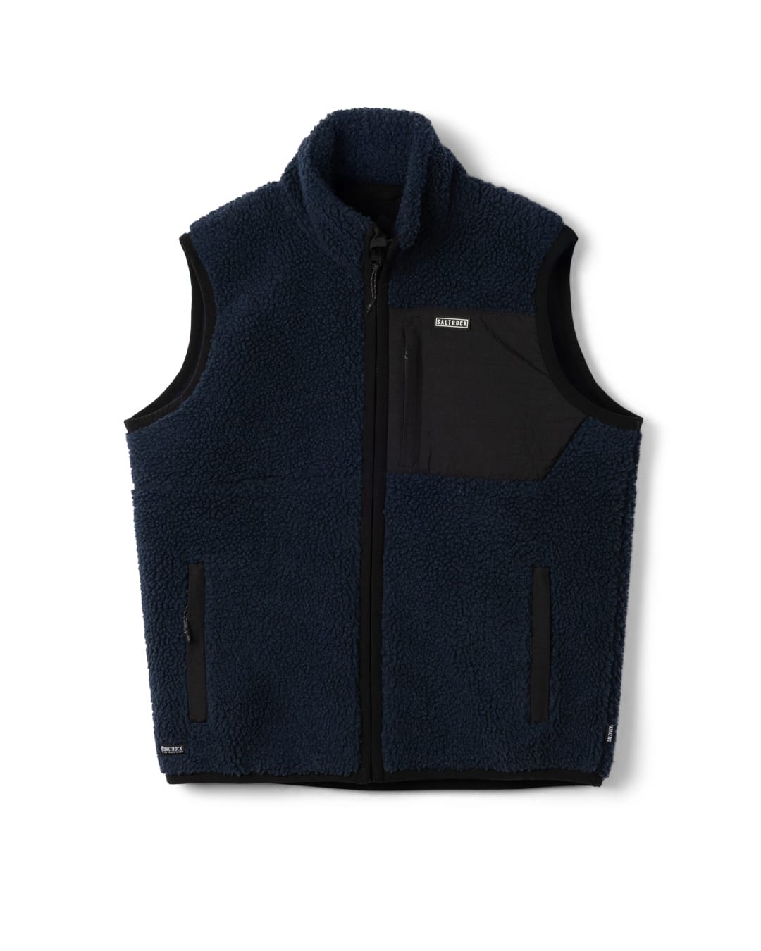 Rally Mens Fleece Gilet in Blue