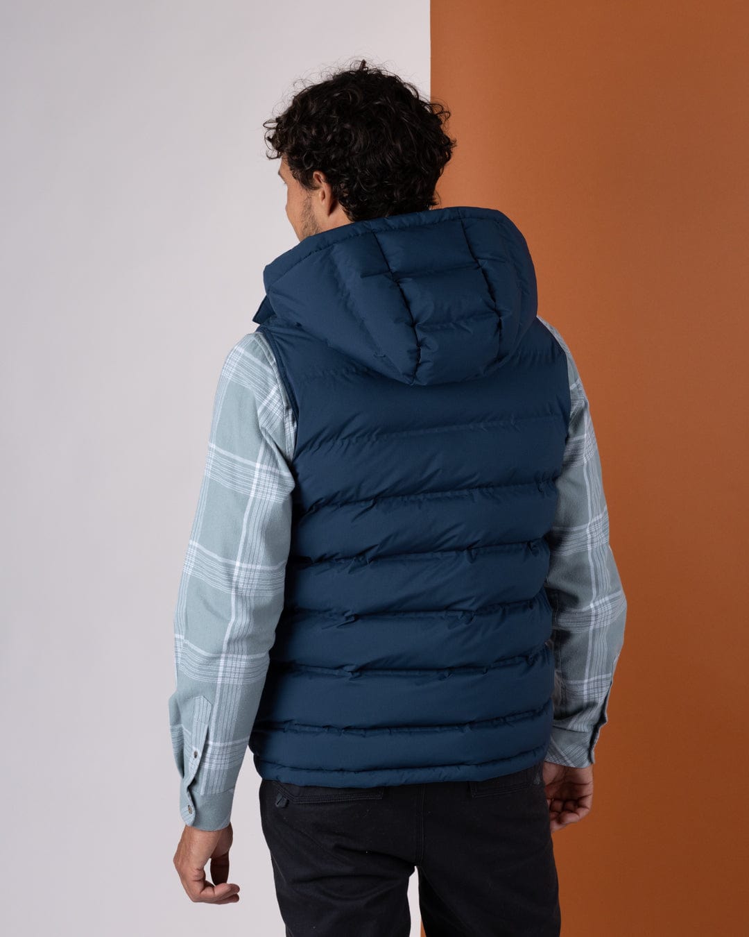 Xavier - Mens Water Resistant Padded Gilet - Blue