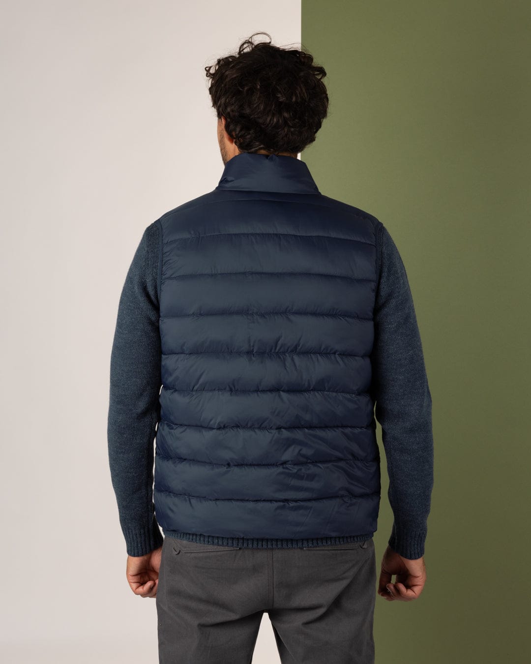 Resin - Mens Padded Gilet - Blue