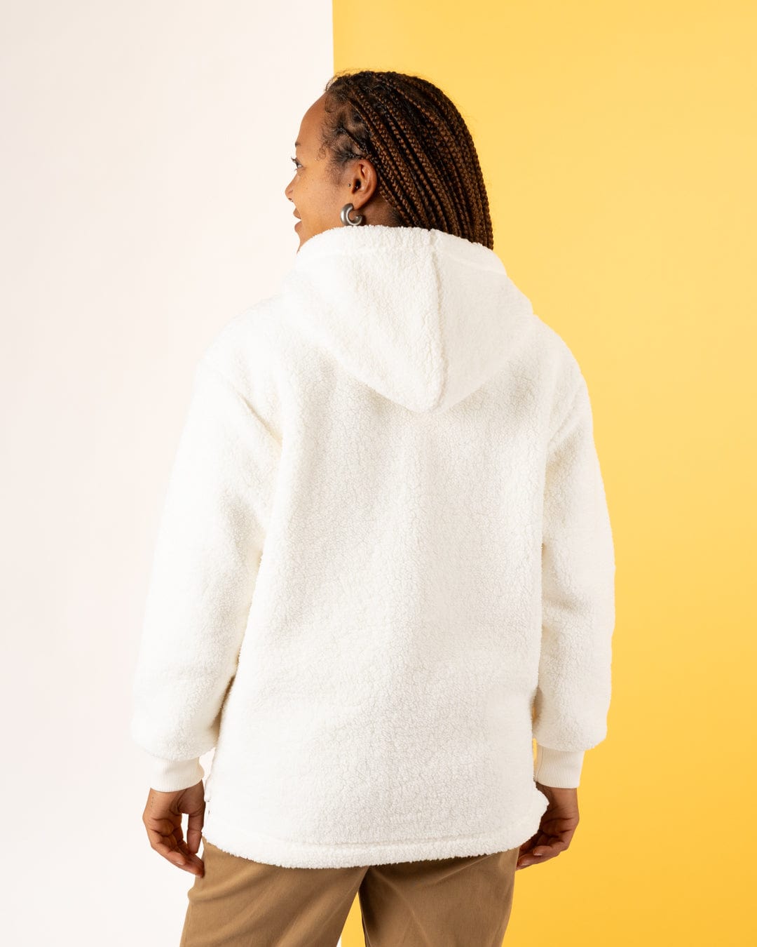 Orla Womens Fleece in Cream