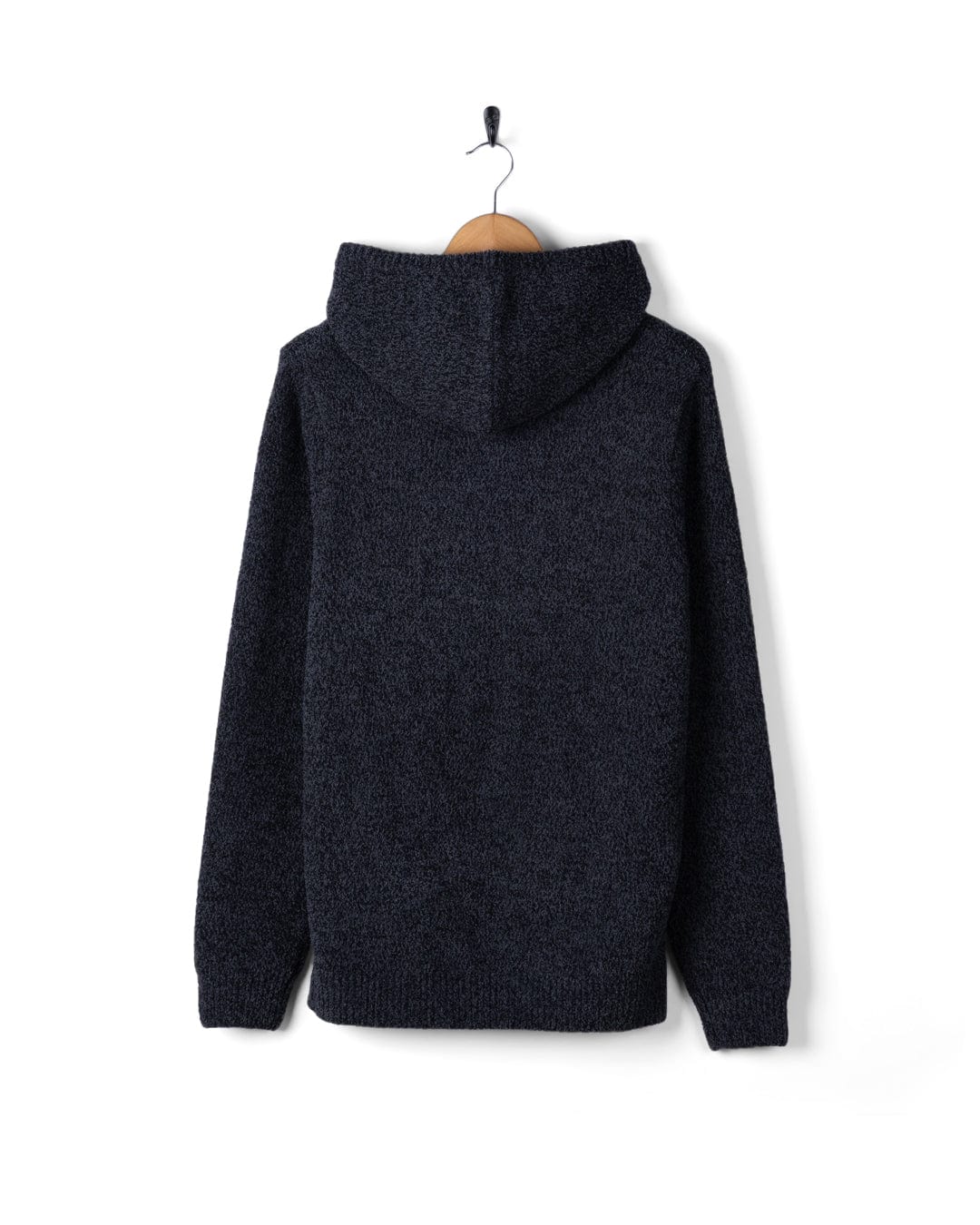 Luka Chenille - Mens Hooded Knit - Grey