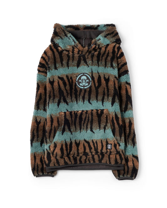 Tiger Target Kids Fleece In Brown