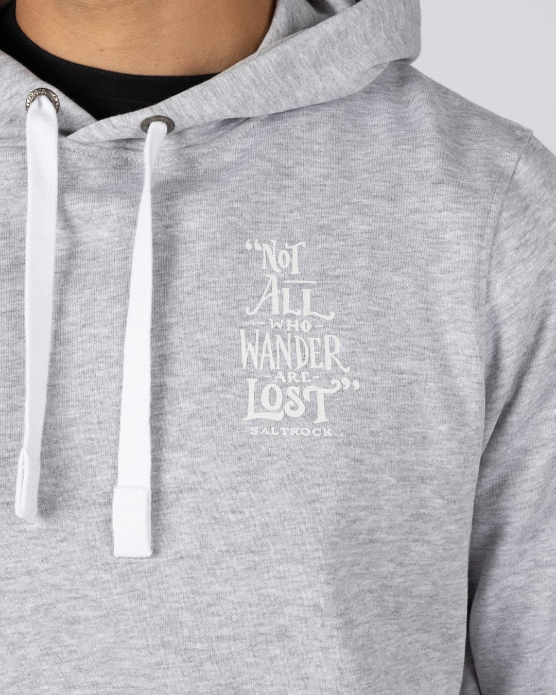 Lost Ships Mens Pop Hood in Grey