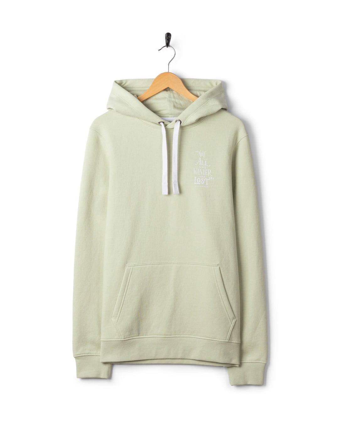 Lost Ships - Mens Pop Hoodie - Light Green