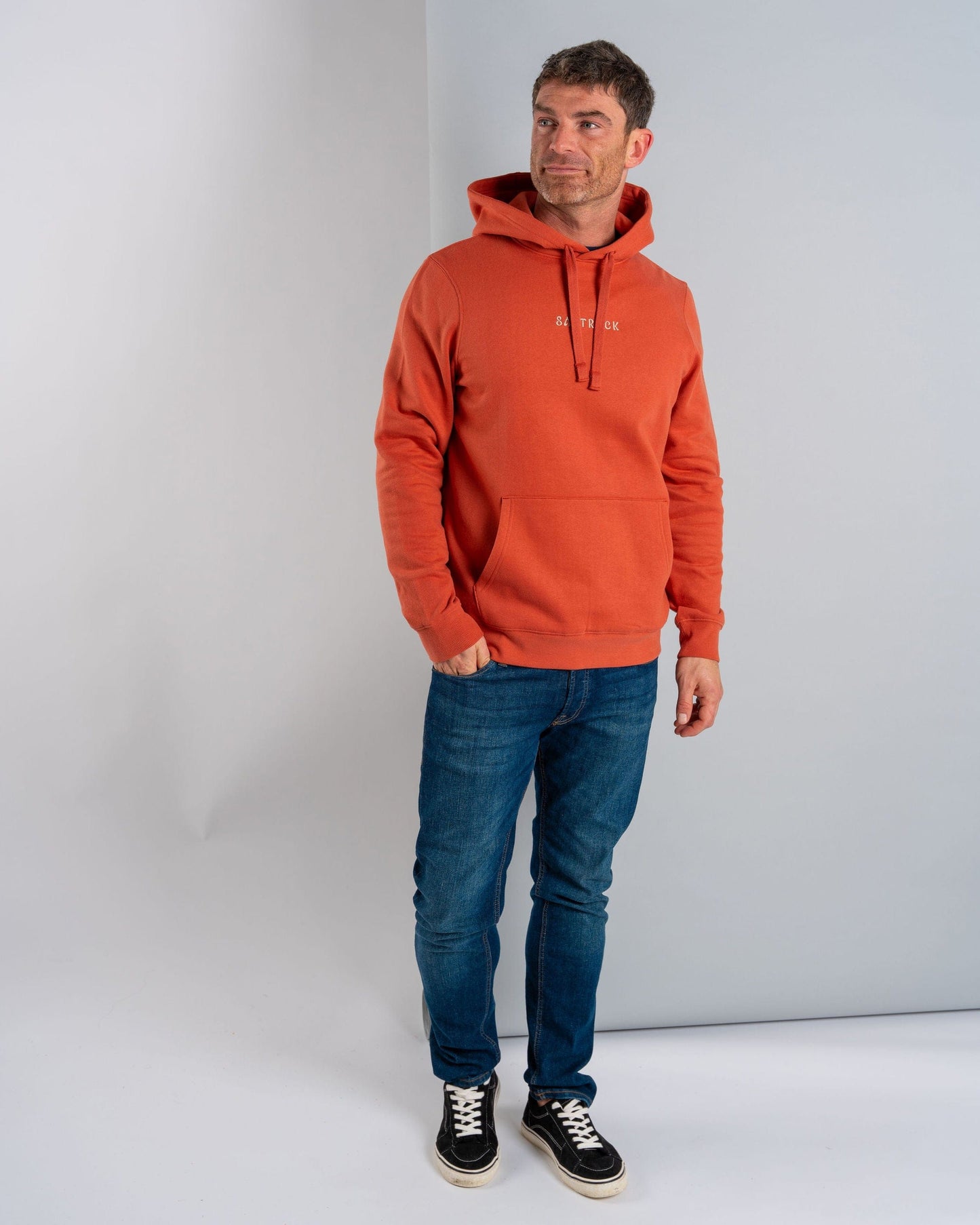 Yin Yang Sun - Mens Pop Hood - Orange
