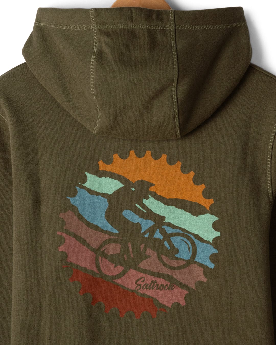 Mtb Colour - Mens Pop Hoodie - Green - AW25