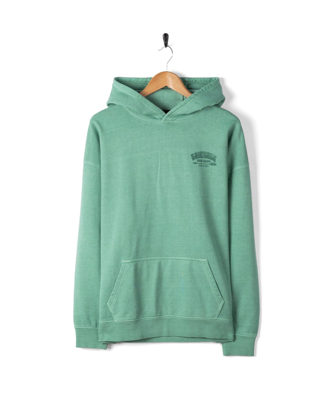 Split Dark - Mens Oversized Pop Hoodie - Light Blue