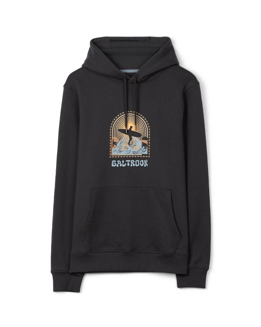 Portal Mens Classic Pop Hoodie in Grey