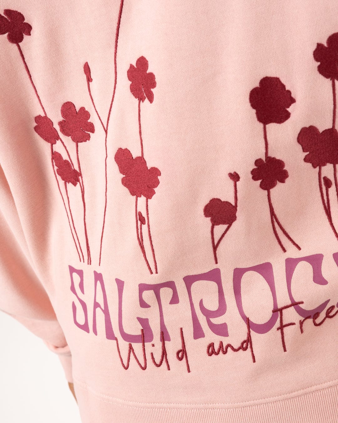Blossom - Womens Oversized Pop Hoodie - Pink