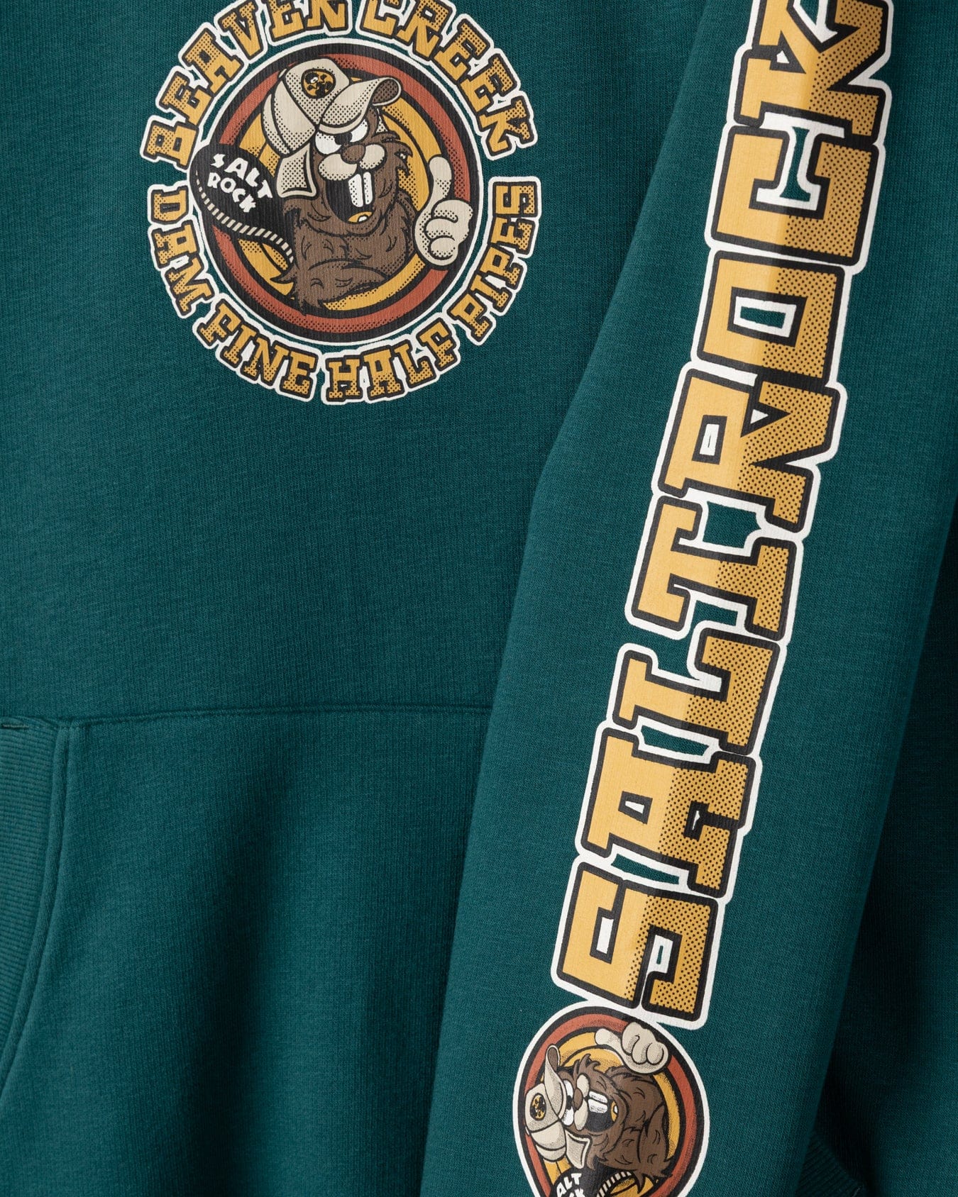 Beaver Creek - Kids Pop Hoodie - Teal