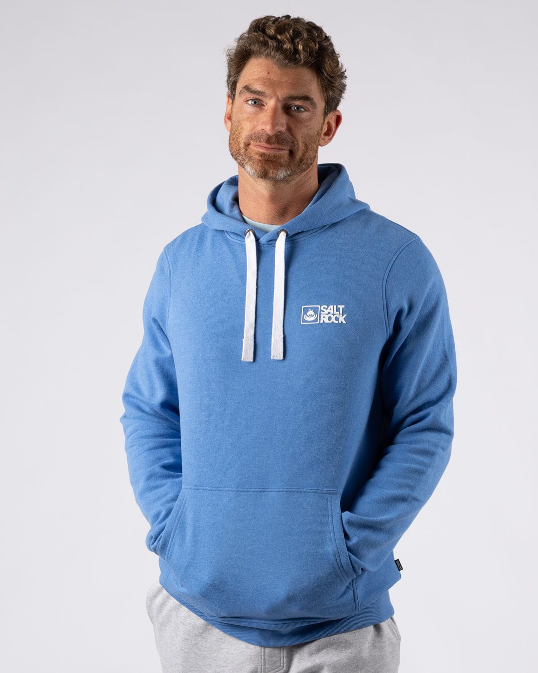 Saltrock Original - Mens Pop Hoodie - Blue