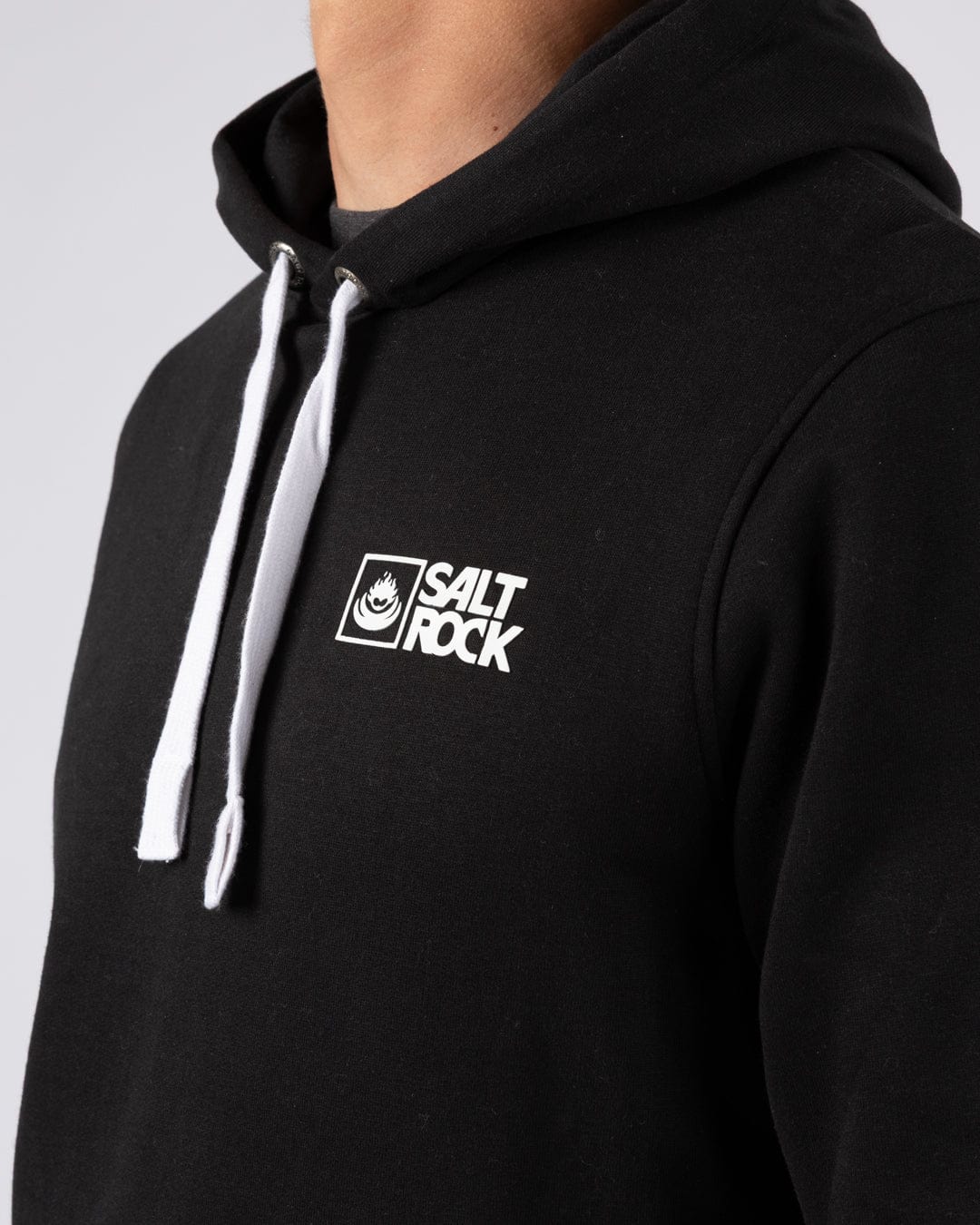 Saltrock Original - Mens Pop Hoodie - Black