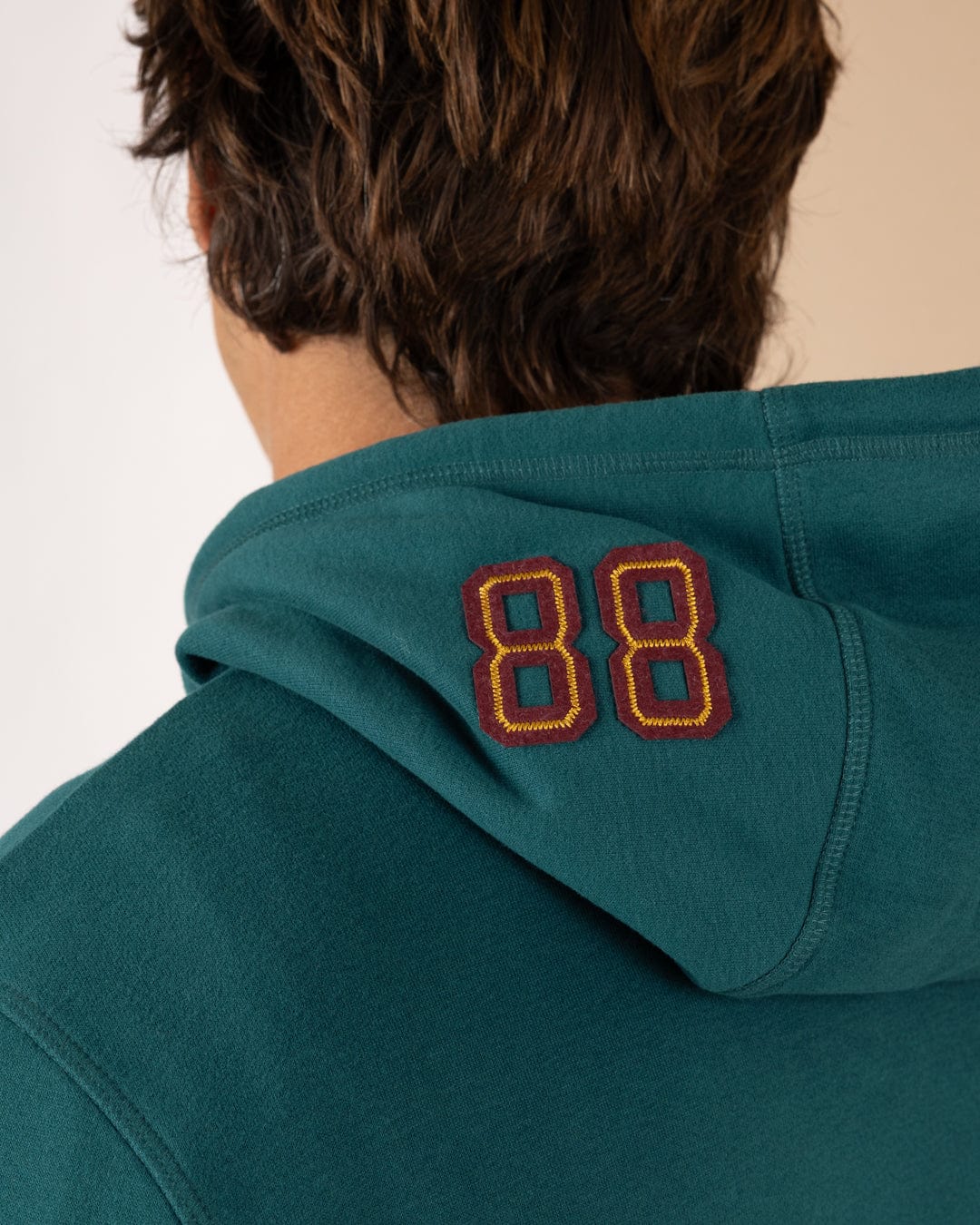 Patch - Mens Pop Hoodie - Teal