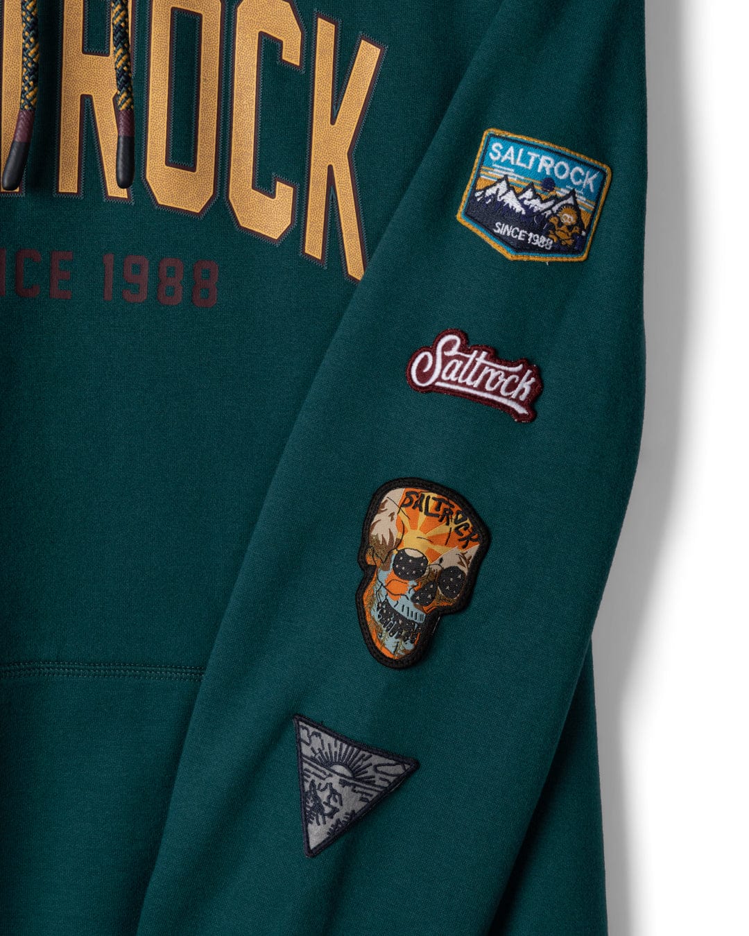 Patch - Mens Pop Hoodie - Teal