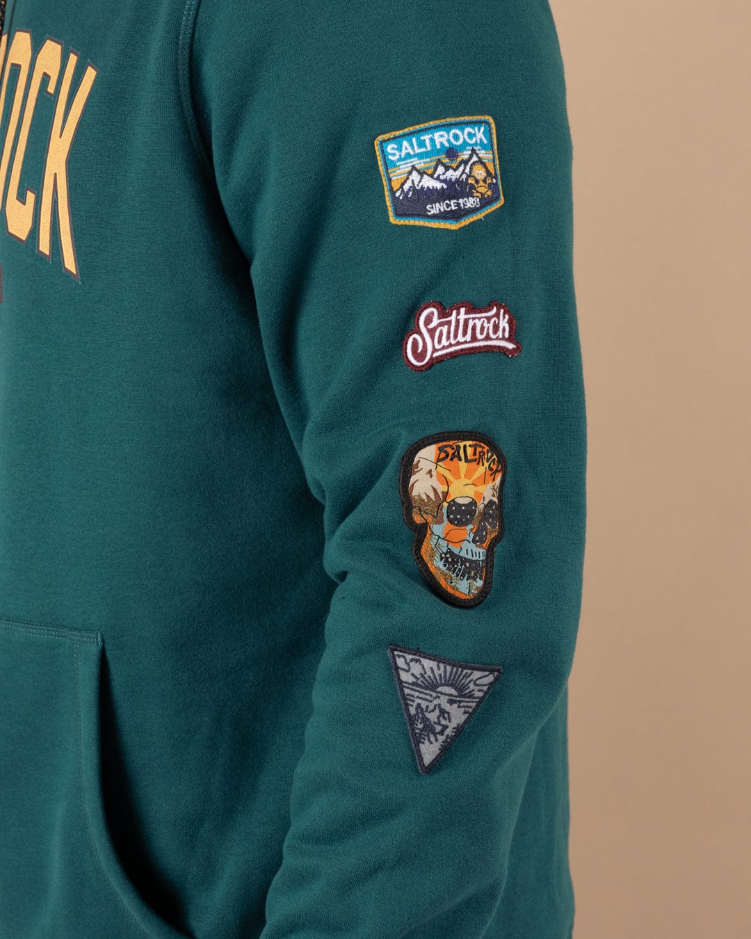 Patch - Mens Pop Hoodie - Teal