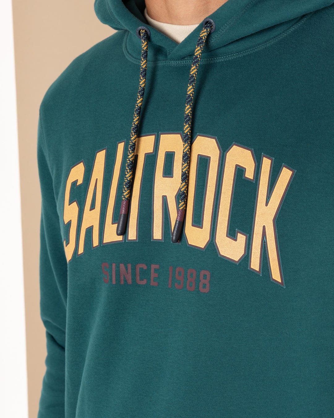 Patch - Mens Pop Hoodie - Teal