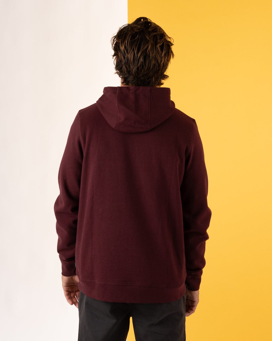 Pitcher Embroidery - Mens Pop Hoodie - Purple