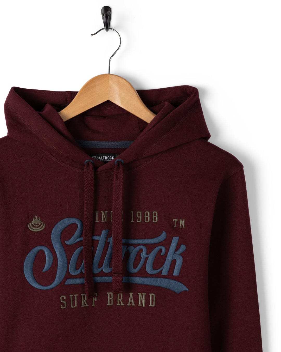 Pitcher Embroidery - Mens Pop Hoodie - Purple