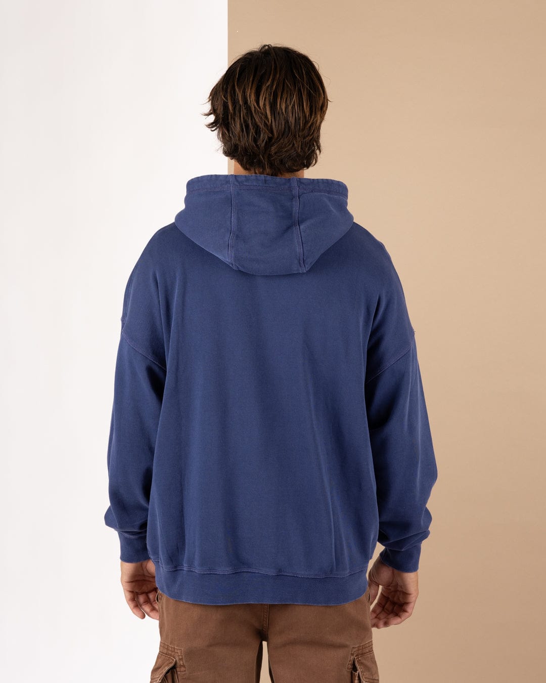 SR Original Warp - Mens Oversized Pop Hoodie - Purple
