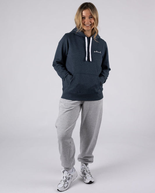 Velator - Womens Pop Hoodie - Blue Marl