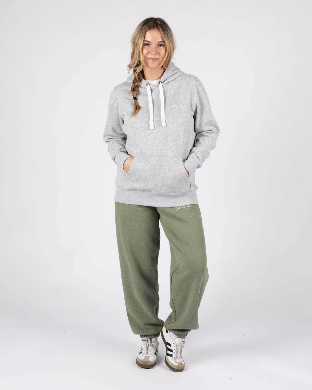 Velator - Womens Pop Hoodie - Grey