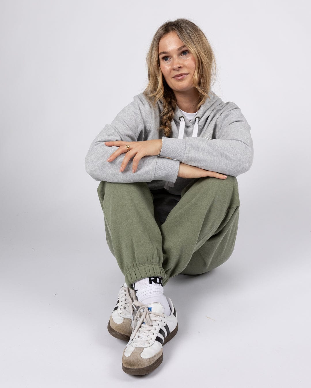 Velator - Womens Pop Hoodie - Grey