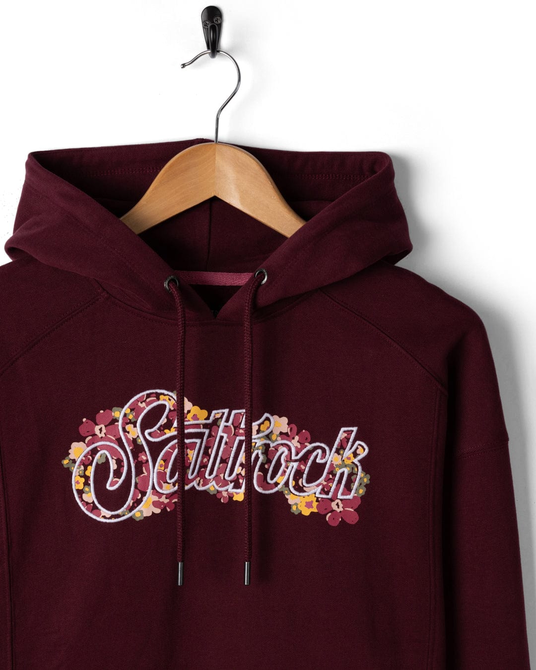 Trader Ditsy - Womens Pop Hoodie - Dark Purple