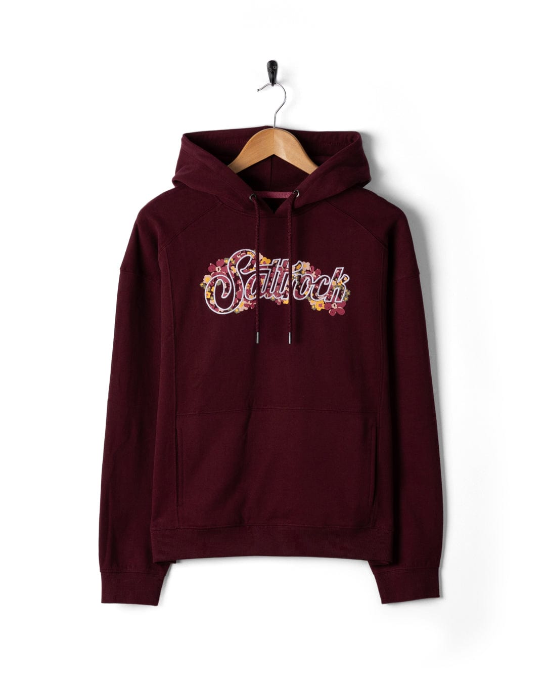 Trader Ditsy - Womens Pop Hoodie - Dark Purple