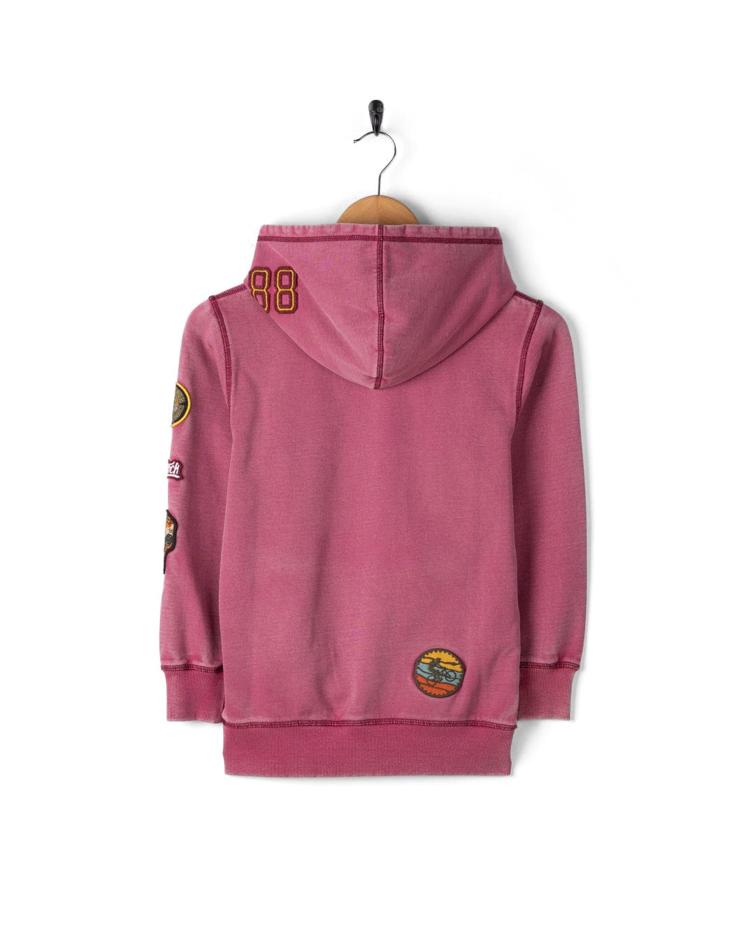 Patch - Kids Oversized Pop Hoodie - Dark Pink