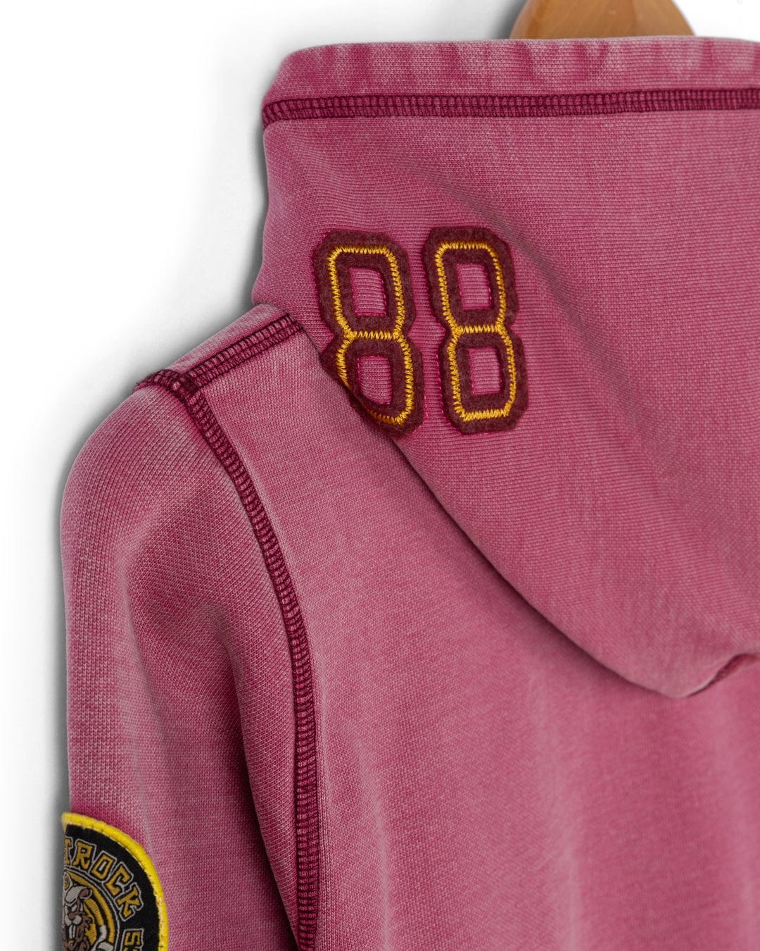 Patch - Kids Oversized Pop Hoodie - Dark Pink