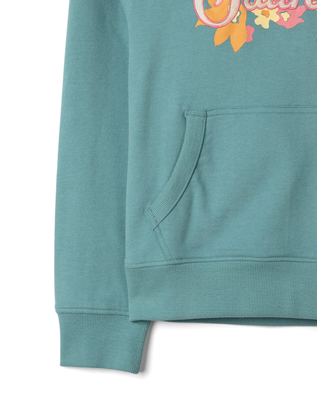 Trader Daze - Kids Pop Hoodie - Light Blue