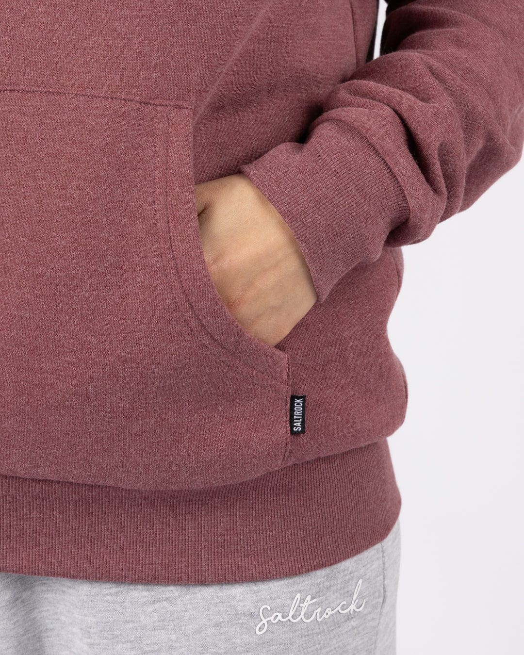 Velator - Womens Borg Lined Hoodie - Burgundy