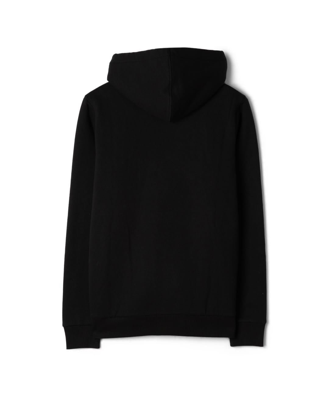 Essential Womens Borg Lined Hoodie in Black