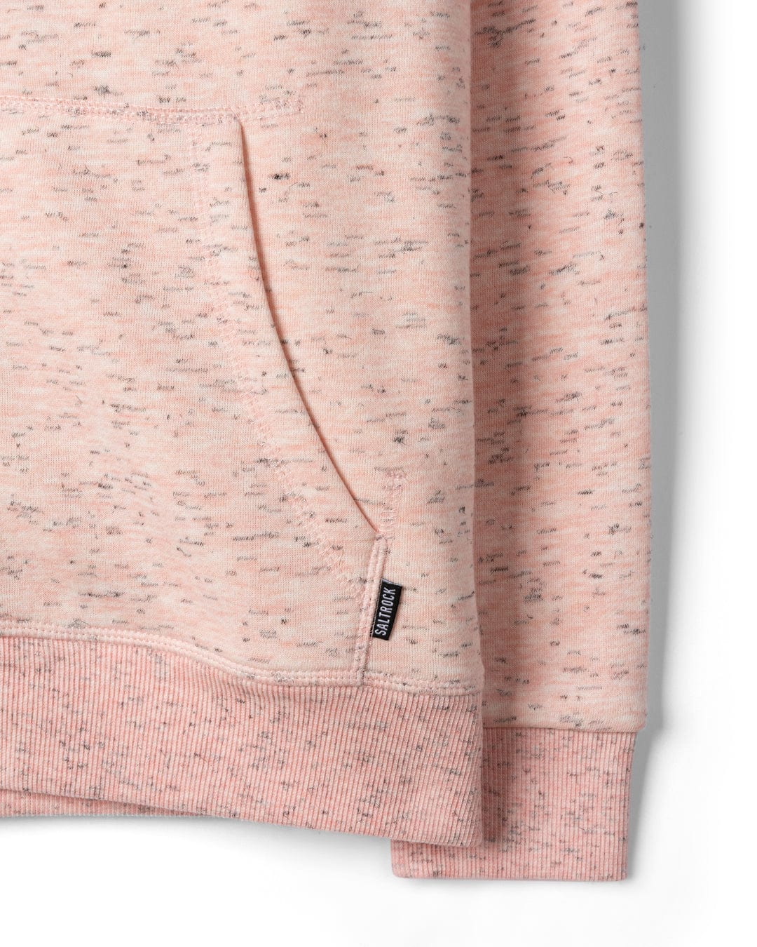 Trader Sleeve - Womens Borg Lined Hoodie - Light Pink