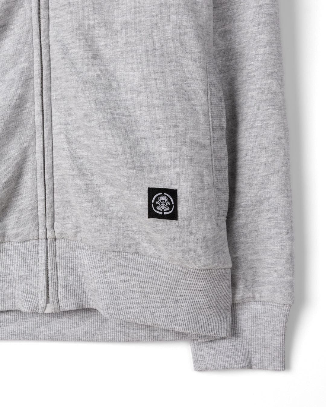 Treehouse Stripe - Kids Borg Lined Hood - Grey