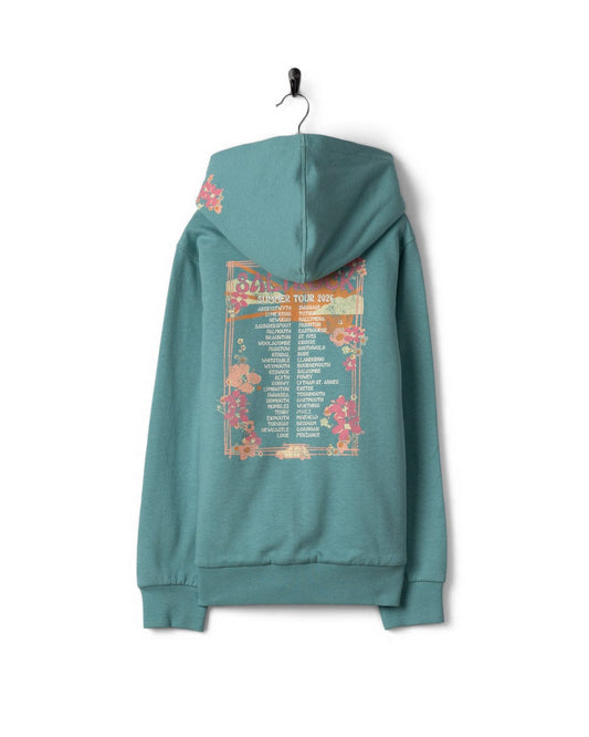 Highway Tour 26 - Kids Lined Hood - Light Blue