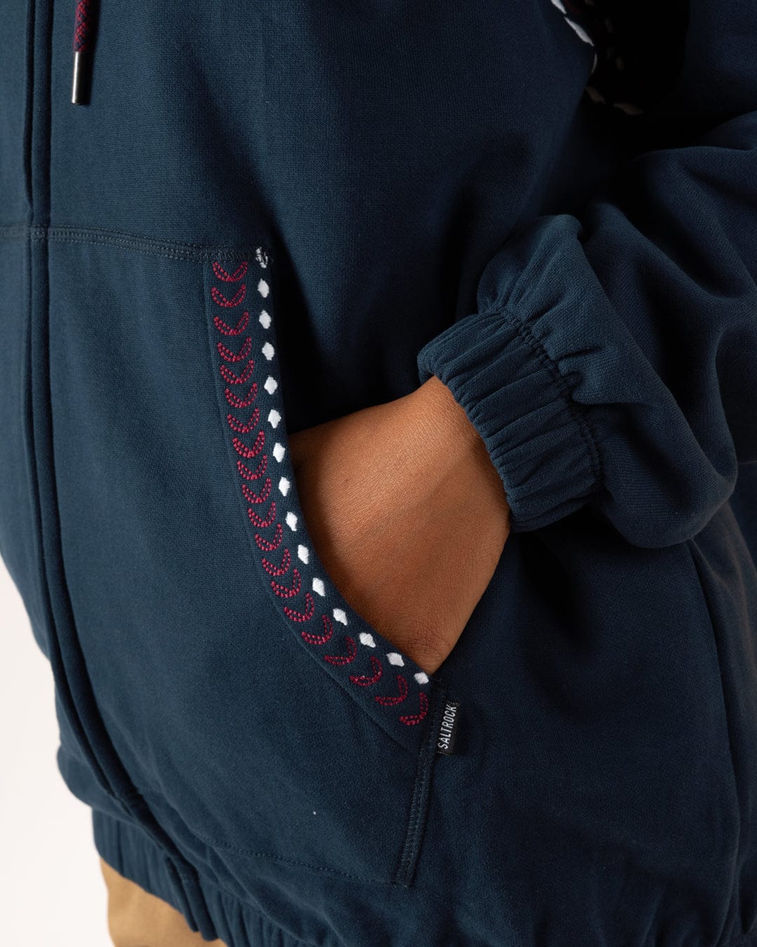 Auden - Womens Oversized Zip Hoodie - Blue