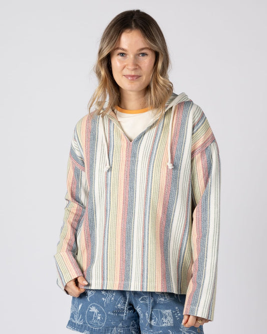 Delen Womens Pop Hoodie in Multicolour