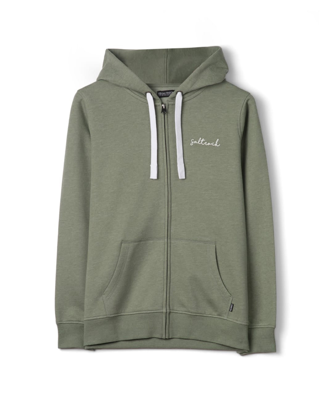 Essential Womens Zip Hoodie in Green