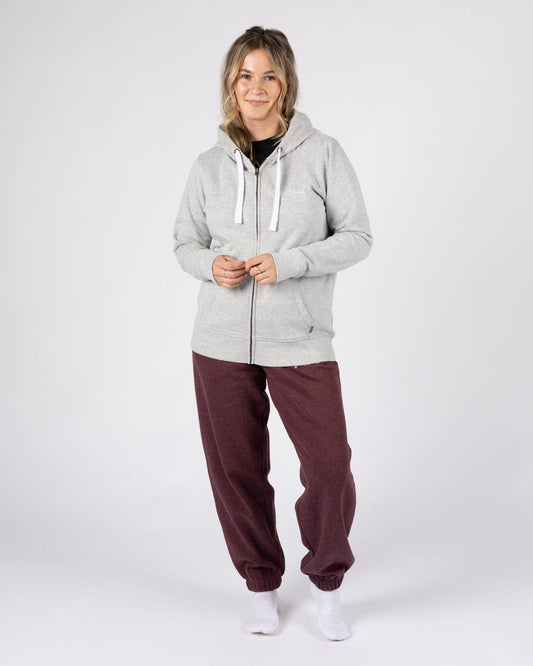 Velator - Womens Zip Hoodie - Grey