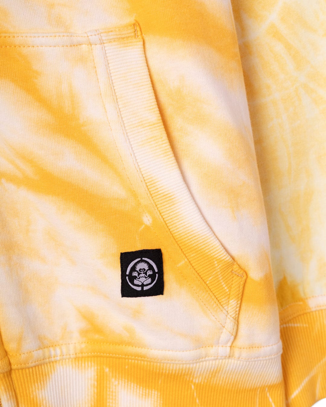 Tok Tie Dye - Kids Tie Dye Zip Hoodie - Yellow