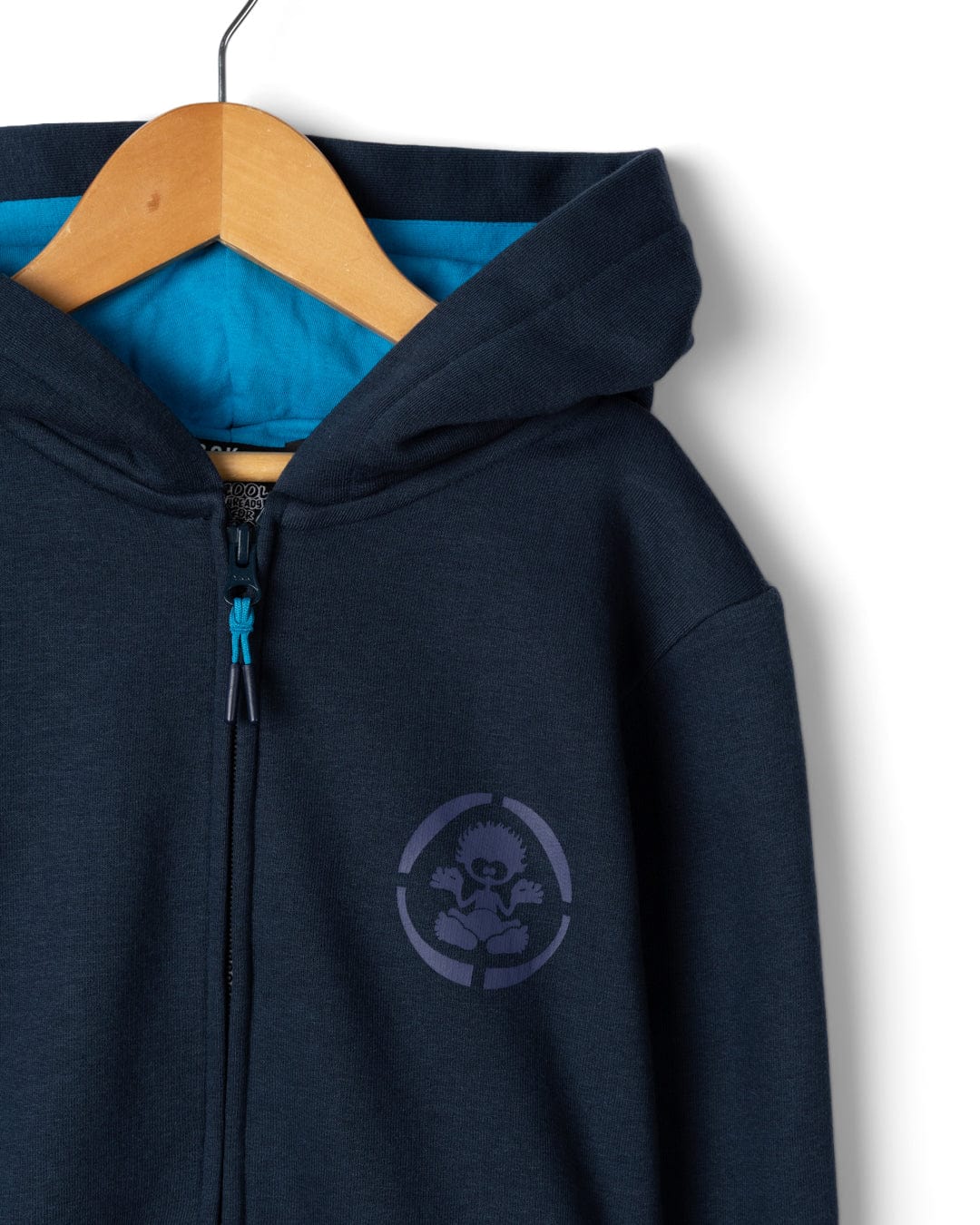 Treehouse Target Tok - Kids Zip Hoodie - Blue