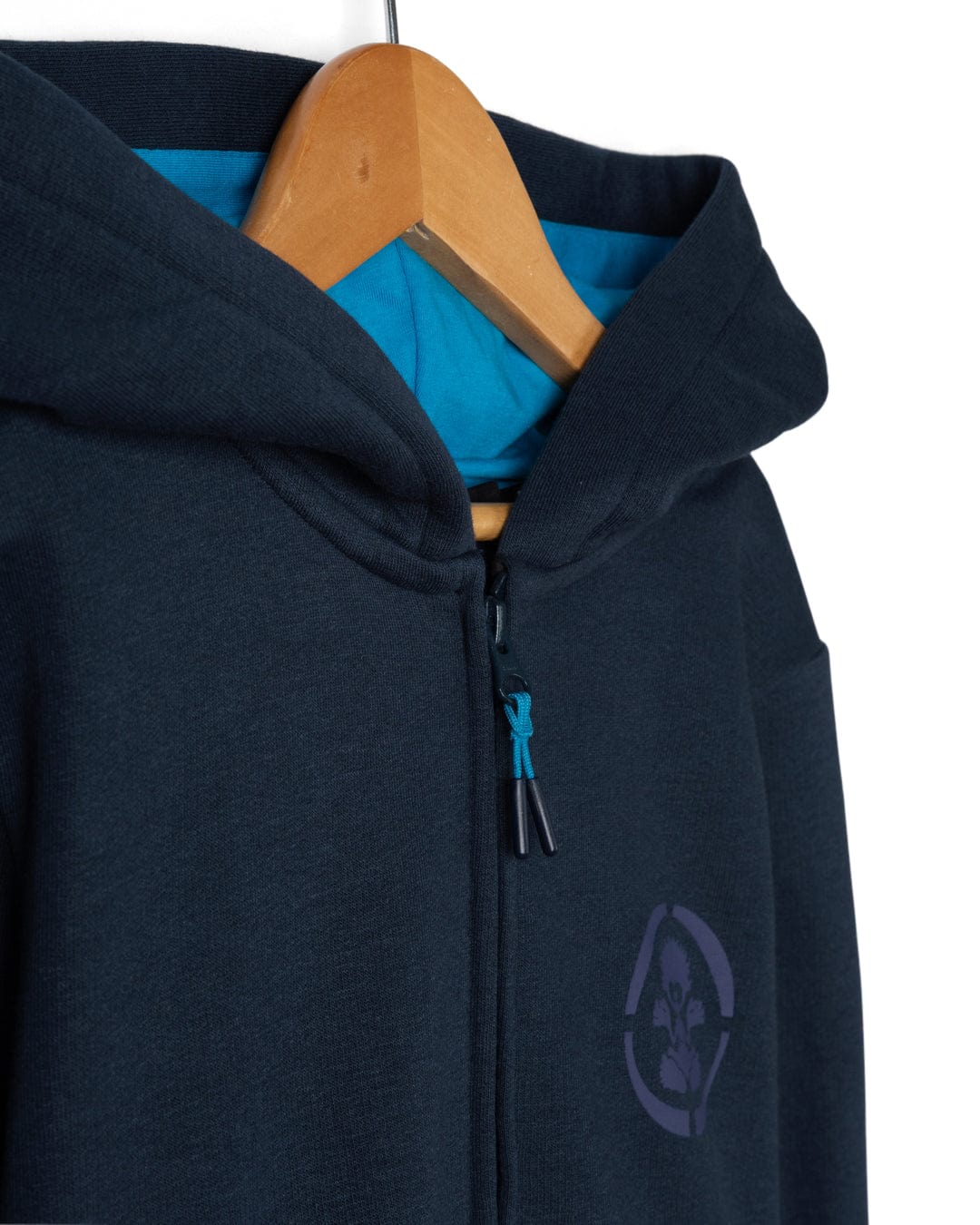 Treehouse Target Tok - Kids Zip Hoodie - Blue