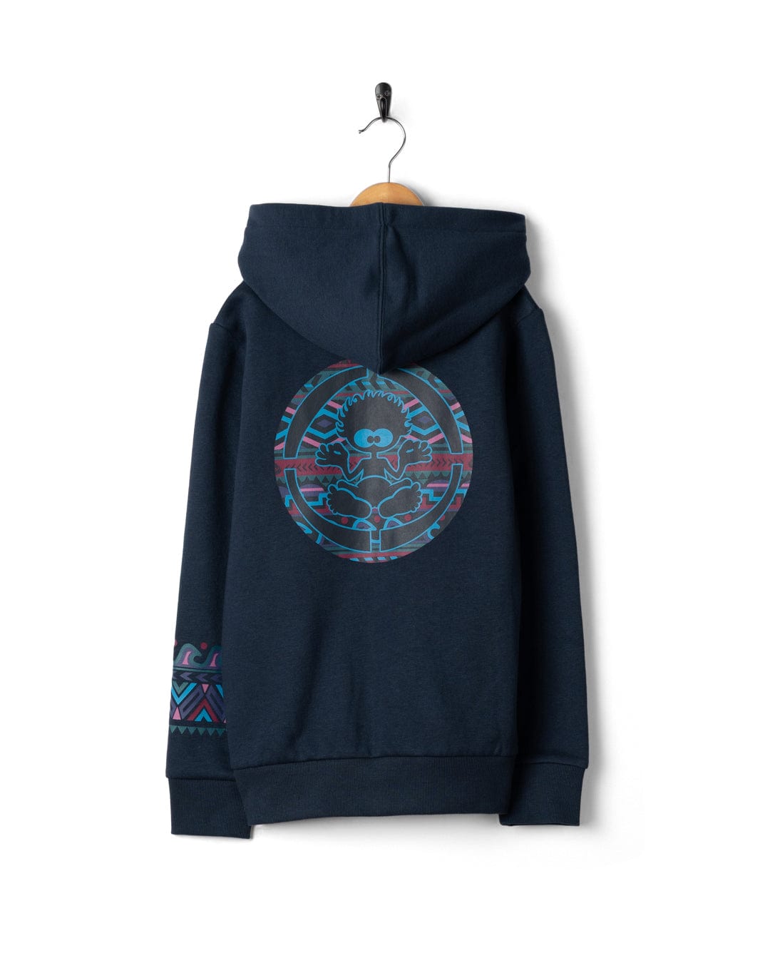 Treehouse Target Tok - Kids Zip Hoodie - Blue