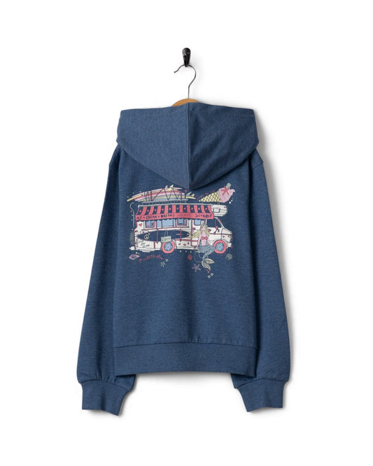 Scoop - Kids Zip Hoodie - Blue